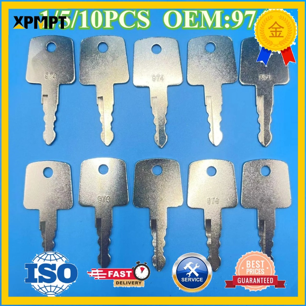 Heavy Equipment Keys - 1/5/10 pièces Clés de contact Sakai