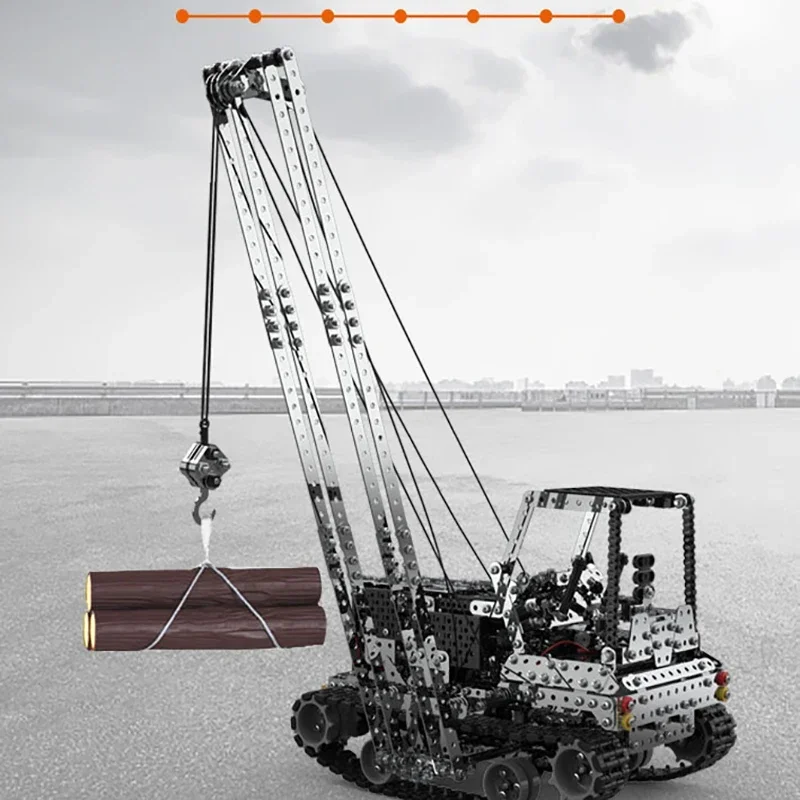 Grue RC en métal à monter soi- - Heavy Equipment Vehicles avis et prix
