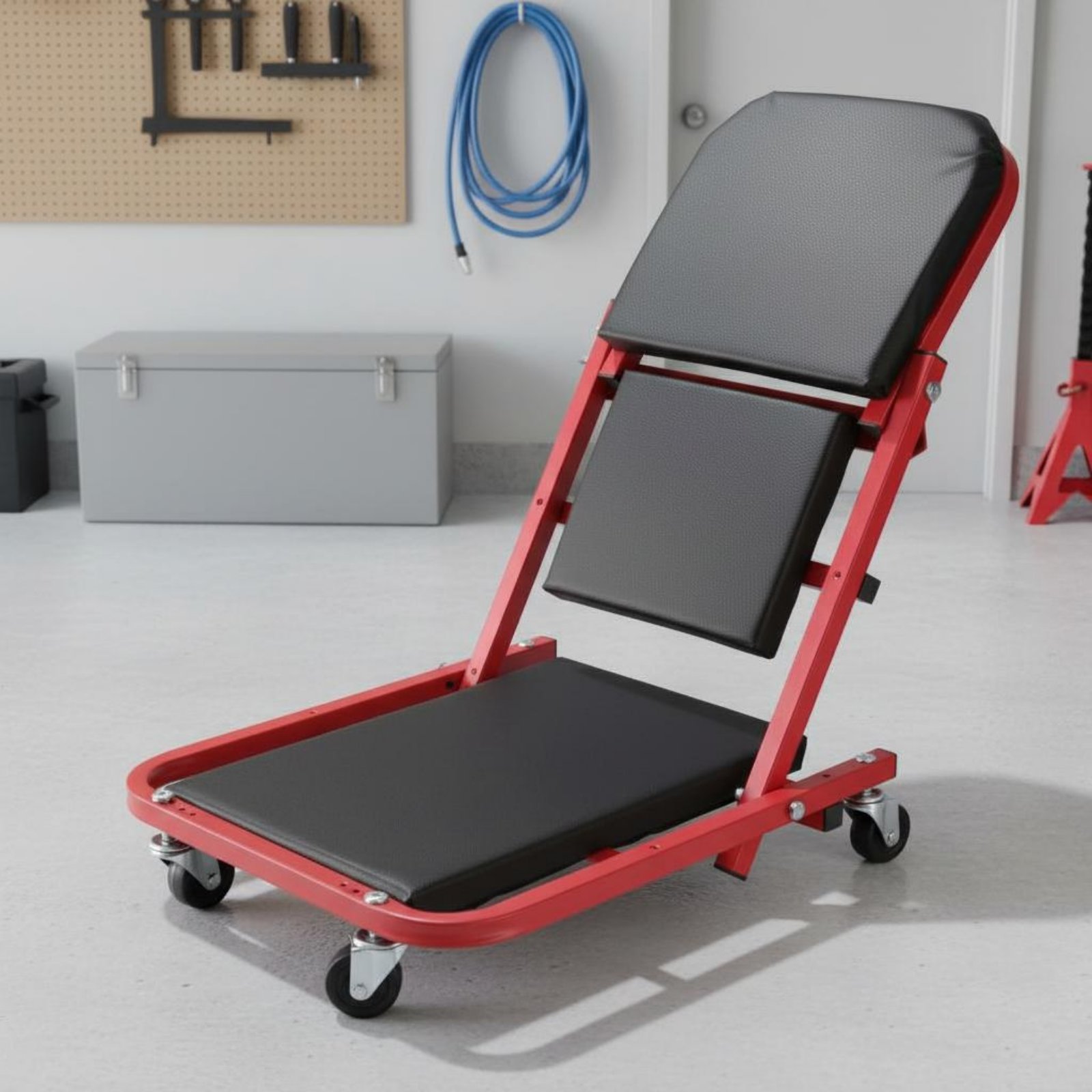Siège d'atelier pliable 2-en-1 - Heavy Equipment Garage avis et prix
