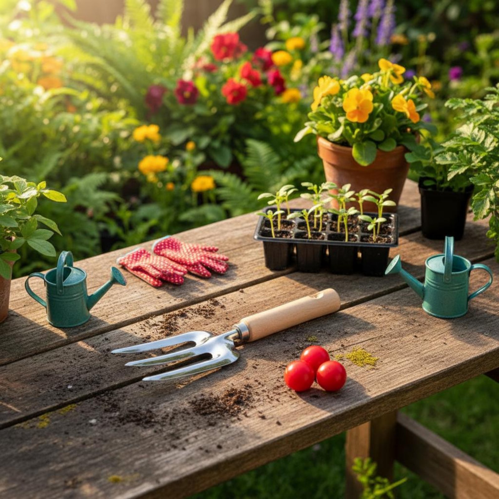 Ensemble d'outils de jardinage - Heavy Equipment Storage Yard avis et prix